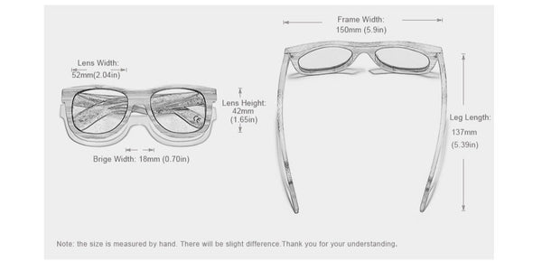 Men's Wood 'Cabin' Polarized Sunglasses