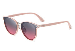 Women's Oversized Round 'Snoopy' Plastic Sunglasses