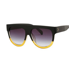 Women's Oversized Frame 'Black Shades' Square Sunglasses