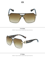 Unisex Square 'Classy Camo' Plastic Shades