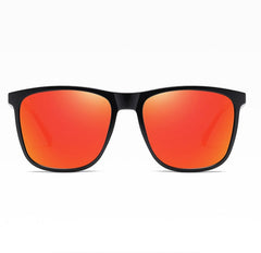 Men's Square 'Infrared' Plastic Sunglasses