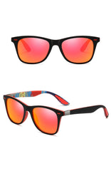 Unisex Square Polarized 'Crux' Sports Sunglasses