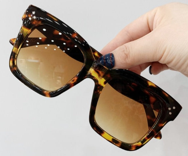 Women's Oversized Square 'Bum ' Retro Sunglasses