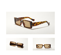 Women's Rectangular 'Vintage Vybes' Sunglasses