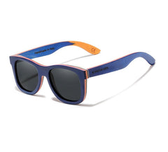 Men's Wood 'Cabin' Polarized Sunglasses