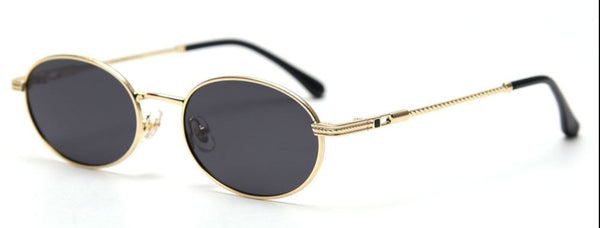 Men's Oval 'Fester' Metal Sunglasses