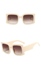 Women's Oversized 'Chameleon' Square Sunglasses