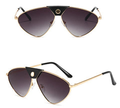 Women's Polarized 'Foxy Sights' Metal Sunglasses