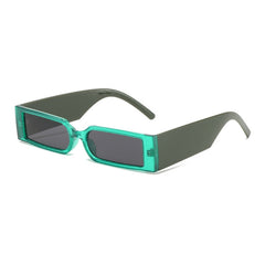 Unisex Rectangular 'Galaxy' Plastic Sunglasses