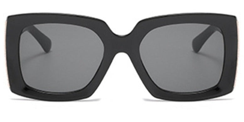 Women's Oversize 'Happy Top' Plastic Sunglasses