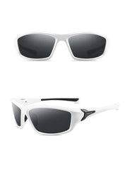 Men's Rectangular 'Downhill' Sunglasses