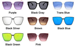 Women's Square 'Mellisa' Plastic Sunglasses