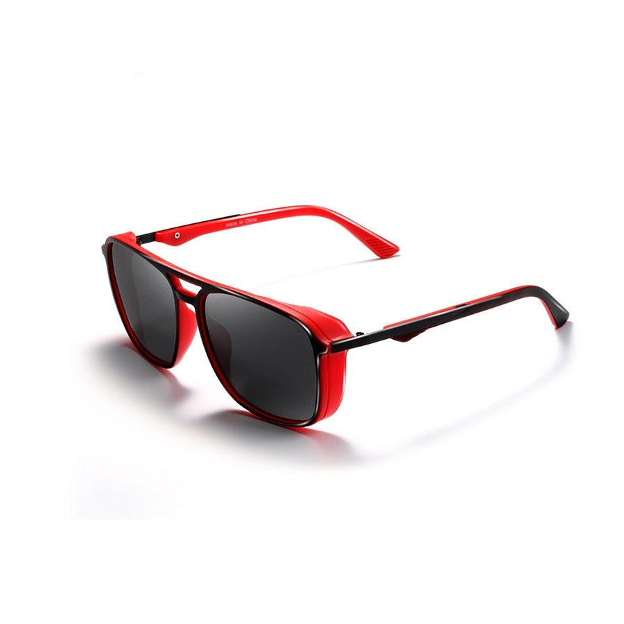 Men's Vintage Square 'Funky' Plastic Sunglasses