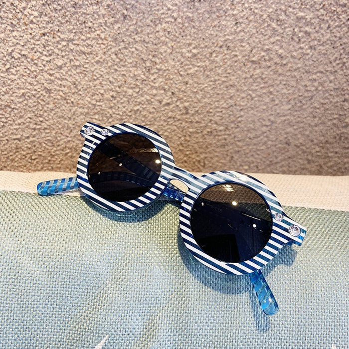 Girl's Kids Round 'Tide Sun' Plastic Sunglasses