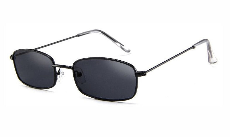 Men's Small Rectangle 'Small Zion' Metal Sunglasses