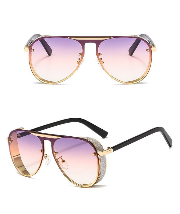 Men's Steampunk 'Cool Grey' Photochromic Sunglasses