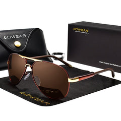 Men's Aviation 'Dispencer' Polarized Sunglasses