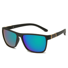 Men's Square Flexible 'Reflect' Plastic Sunglasses