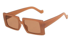 Women's Rectangle 'Summer Jelly Hit' Plastic Sunglasses