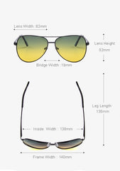 Men's Aviator 'Thru You' Polarized Sunglasses