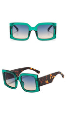 Women's Oversized 'Chameleon' Square Sunglasses