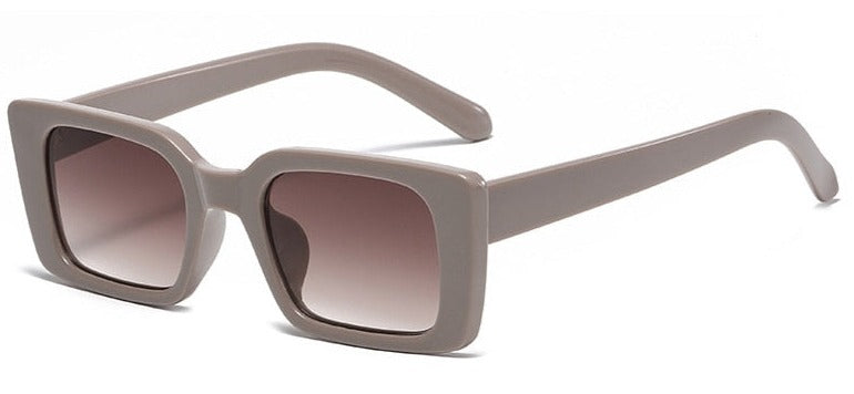 Women's Rectangle 'Simba Eyes' Plastic Sunglasses