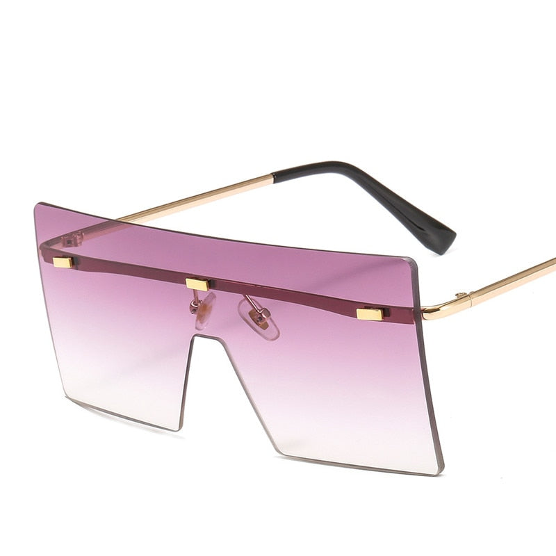 Women's Gradient 'Cyber' Square Sunglasses