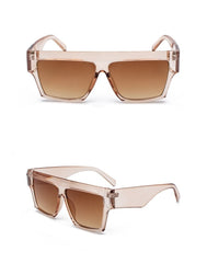 Women's Square 'Simply Plain' Oversized Sunglasses