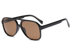 Men's Retro Pilot 'Ironclad Eye Wear' Plastic Sunglasses