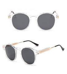 Women's Round 'Shammy' Plastic Sunglasses