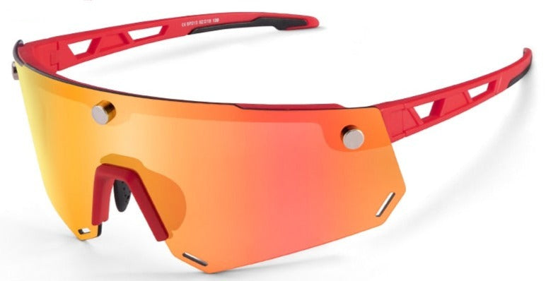 Unisex Cycling Polarized 'Berserk' Plastic Sports Sunglasses