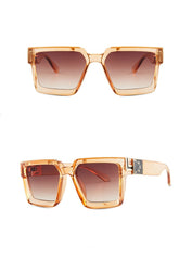 Men's Square 'Snazzy Shades' Plastic Sunglasses