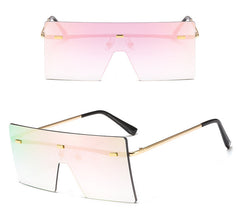 Women's Gradient 'Cyber' Square Sunglasses