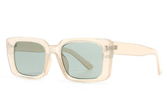 Women's Retro Square 'Silas' Plastic Sunglasses