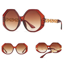 Women's Oversized 'Elegant' Hexagonal Sunglasses