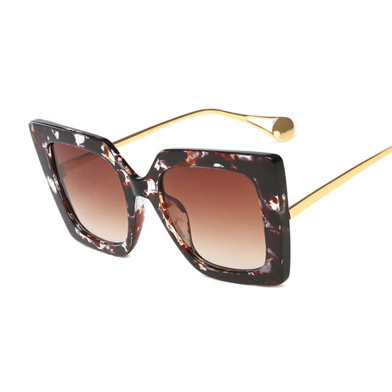 Women's Oversized 'Beyonce Freshness' Plastic Sunglasses