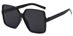 Women's Oversized Square 'Chasm ' Plastic Sunglasses