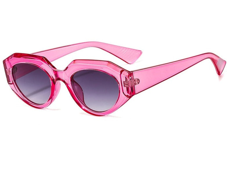 Women's Punk Oval 'Lila Eye Wear' Plastic Sunglasses