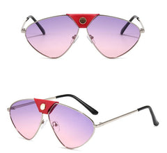 Women's Polarized 'Foxy Sights' Metal Sunglasses