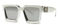 Women's Square 'Clarity Spot' Plastic Sunglasses