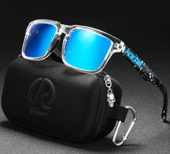 Men's Polarized Square 'Grinch Eye Wear' Plastic Sunglasses