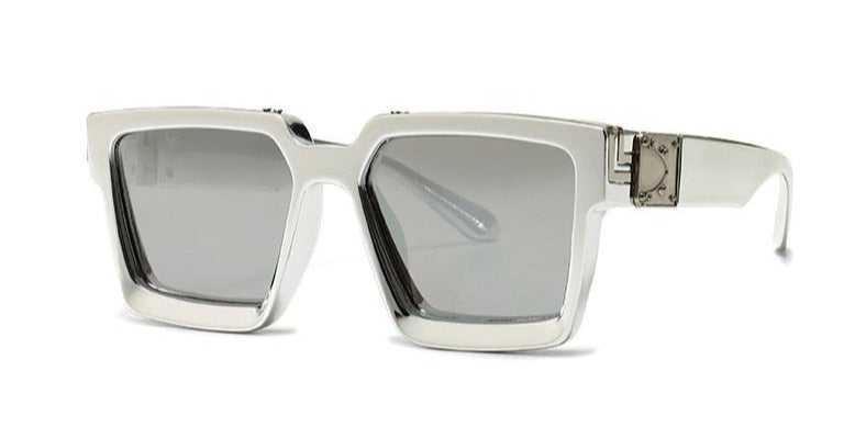 Men's Square 'The Banned Man' Plastic Sunglasses