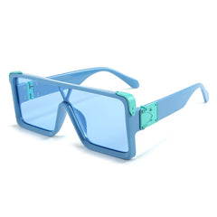 Men's Oversized 'Conjoined' Square Sunglasses