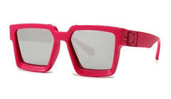 Men's Square 'The Banned Man' Plastic Sunglasses