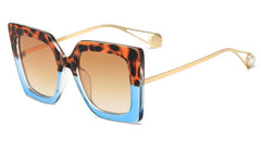 Women's Square 'Tiny Ban' Plastic Sunglasses