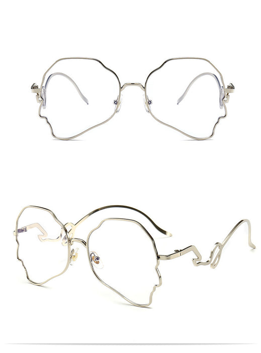 Women's  Oversized Cat Eye '50 Shades Of Style' Metal Sunglasses