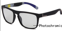 Men's Square Polarized 'Bonnie' Plastic Sunglasses