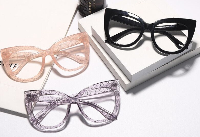 Women's Transparent Cat Eye 'The Mystic' Plastic Sunglasses