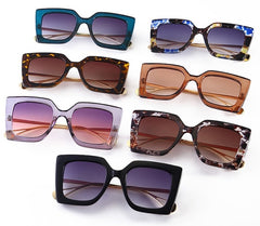 Women's Square 'Tiny Ban' Plastic Sunglasses