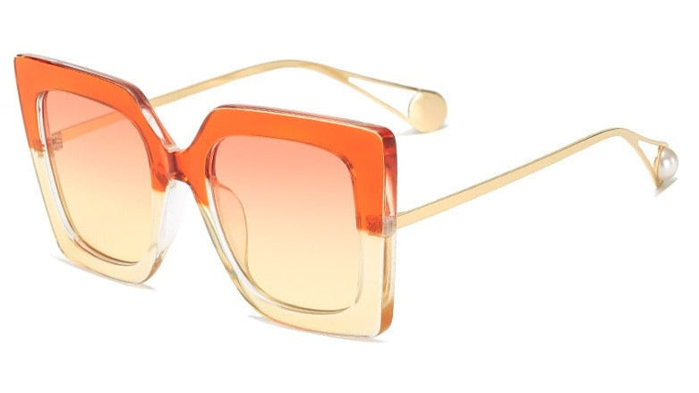 Women's Square 'Tiny Ban' Plastic Sunglasses